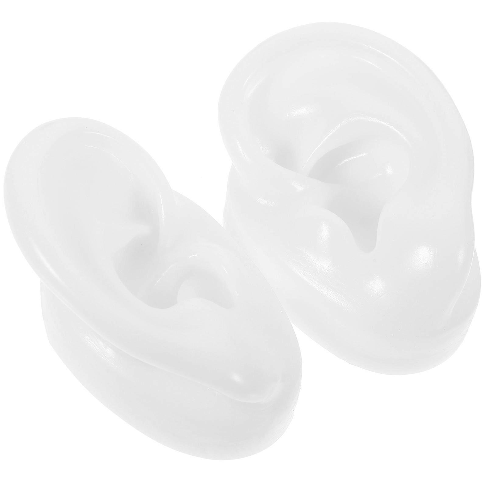 Imitation Real Ear Shape Mold Educational Use Massage Teaching School 1 Pair