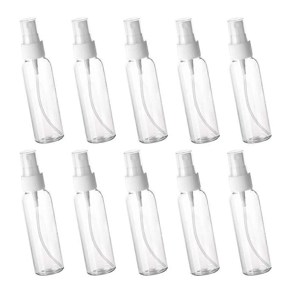Spray Bottle Transparent Plastic Water Sprayer for Refillable Use 10Pcs