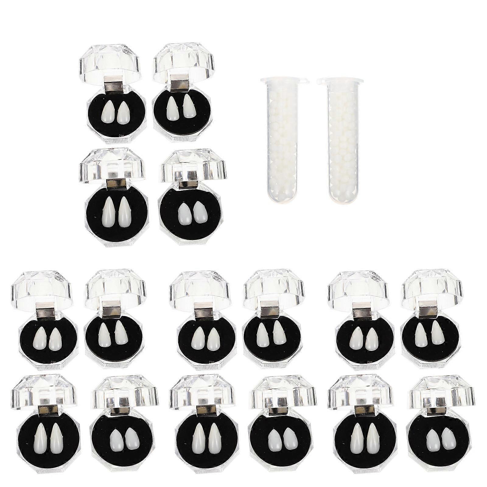 Halloween Vampire Fangs Fake Teeth Props for Party Cosplay 5Sets