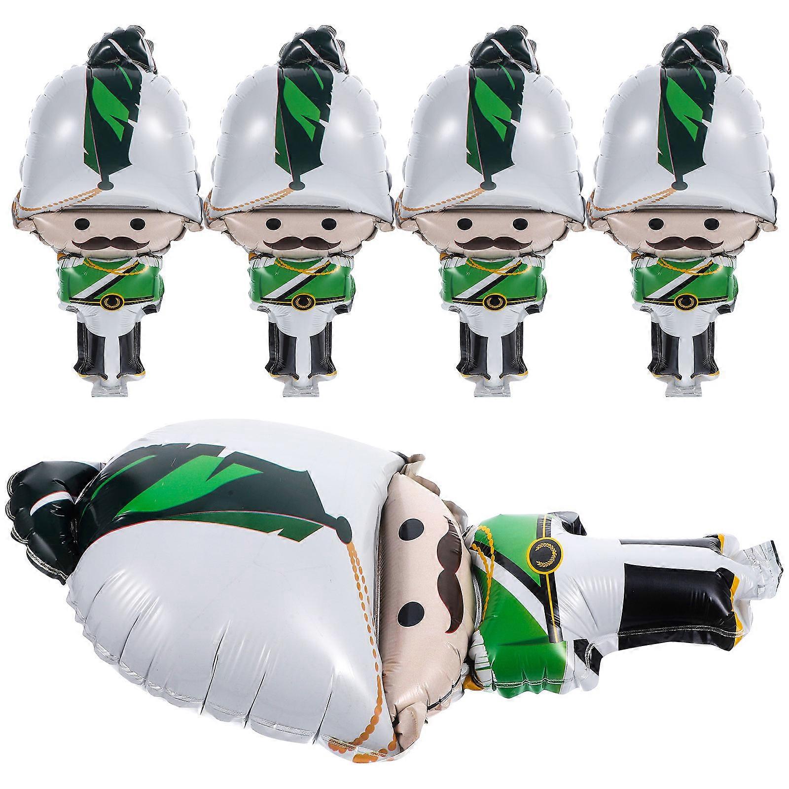 Nutcracker Balloons Foil Christmas Balloons Party Decor 25Pcs Pack