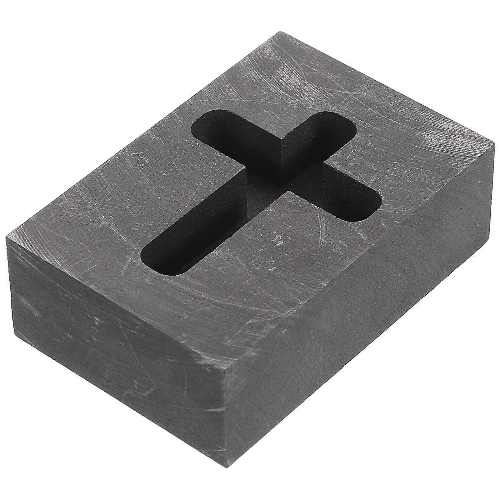 Durable Graphite Mold for Jewelry Crafting Cross Shape 3Pcs Set