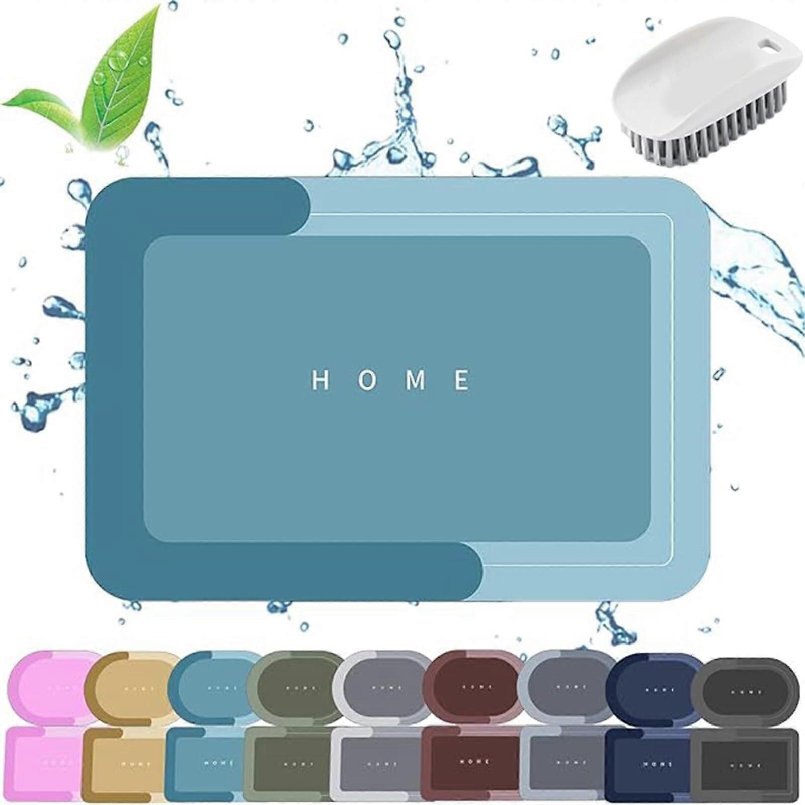 Lufuee Modernized Magic Bath Mat, Quick Dry Bathroom Mat, Compatible with All Surfaces