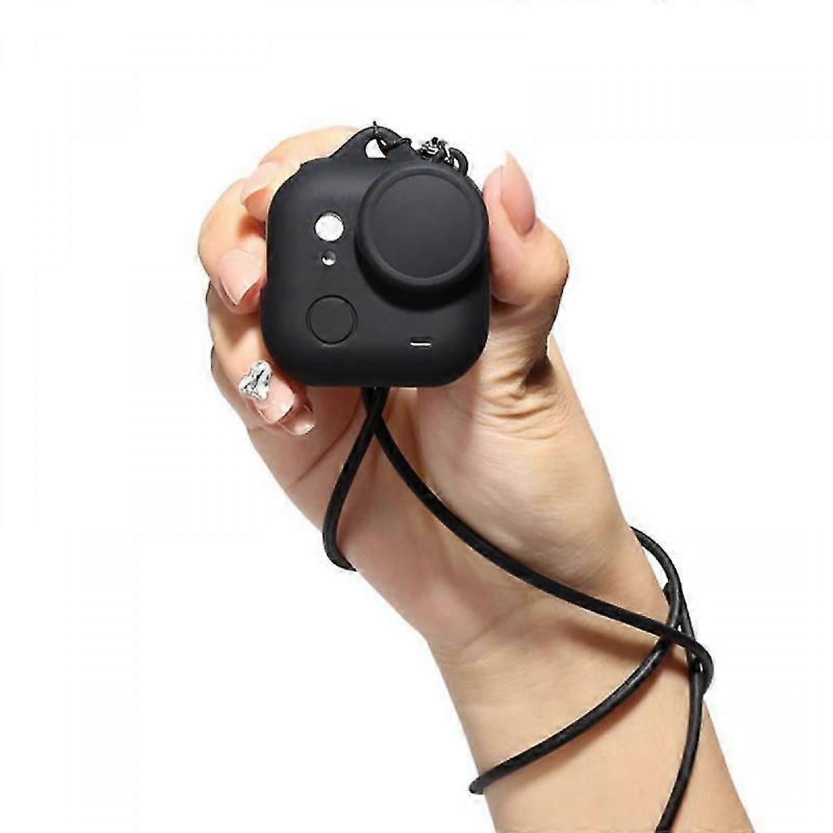 For Insta360 GO Ultra Silicone Case & Lens Cap Set with Lanyard Anti-Scratch Camera Body Protector