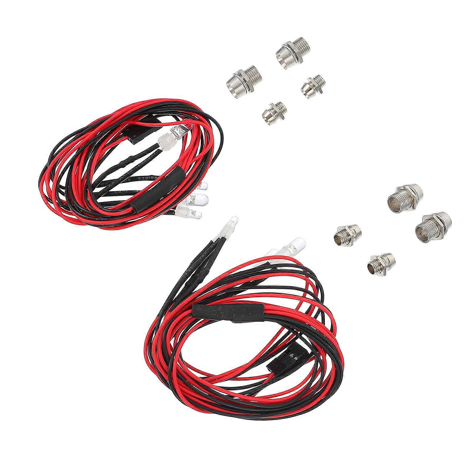 Rc Light Set with Durable Taillight 4 LED 2Sets
