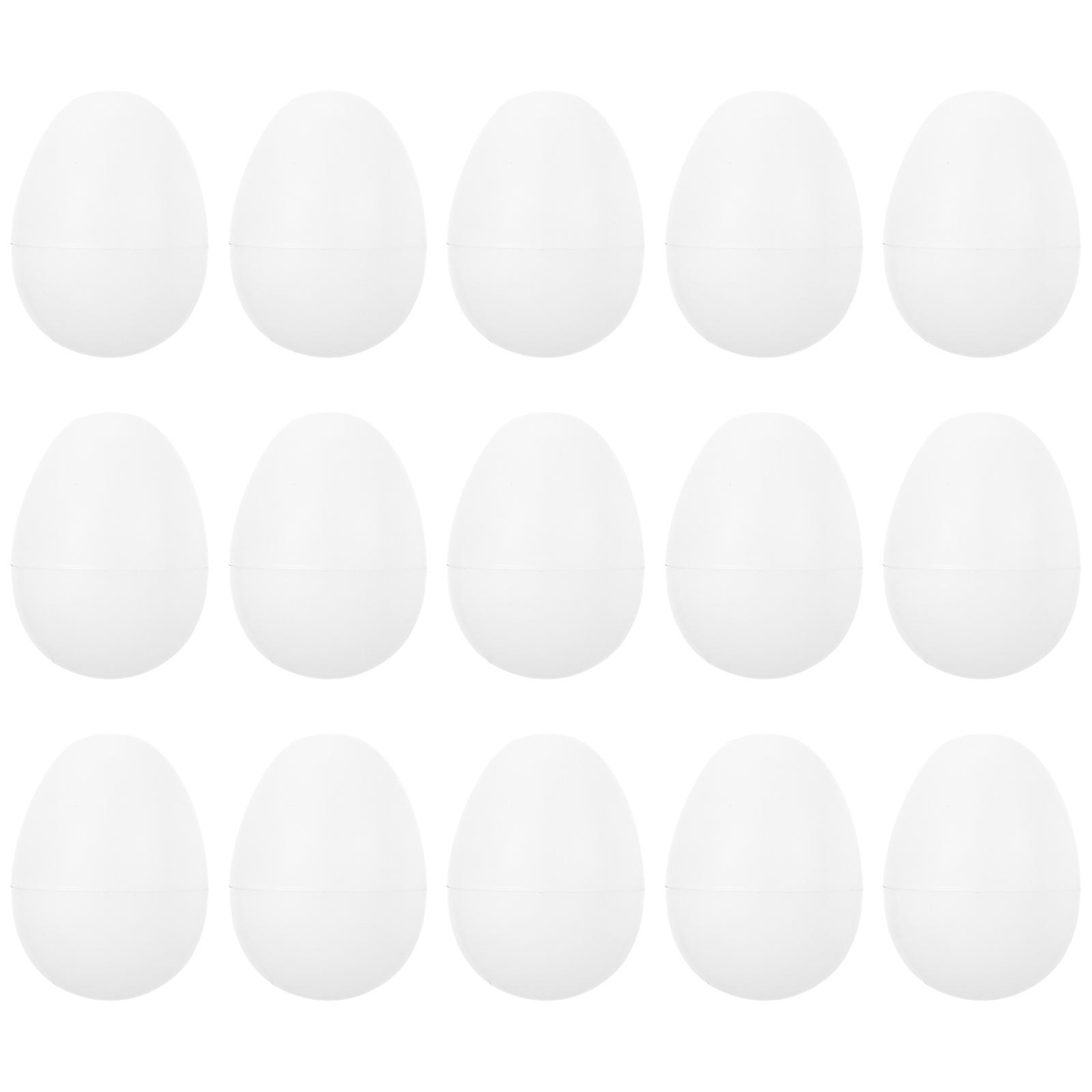 Open-Design Eggs Easter Accessories for Holiday Decoration 24Pcs