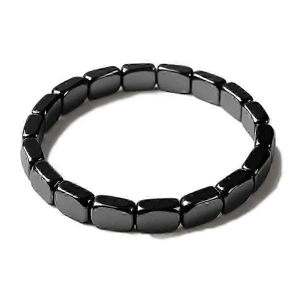 Hematite Bracelet for Men, Stylish Hemys Hematite Beaded Bracelet for Strength and Balance