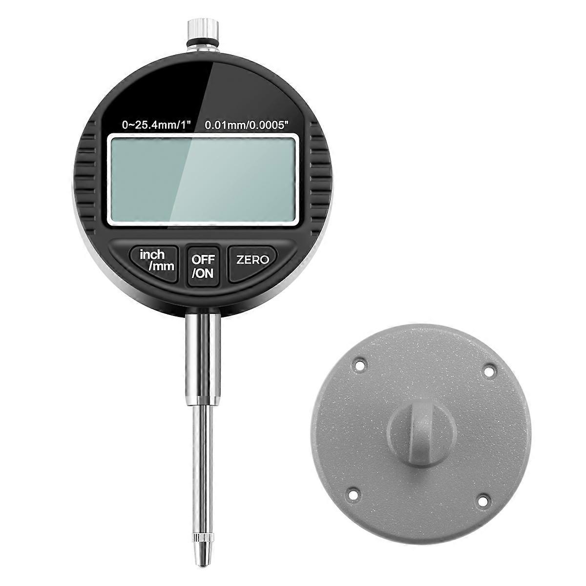 Digital Dial indicator DTI 0.01mm/.0005" ~ 0-25.4mm/1" Clock Gauge
