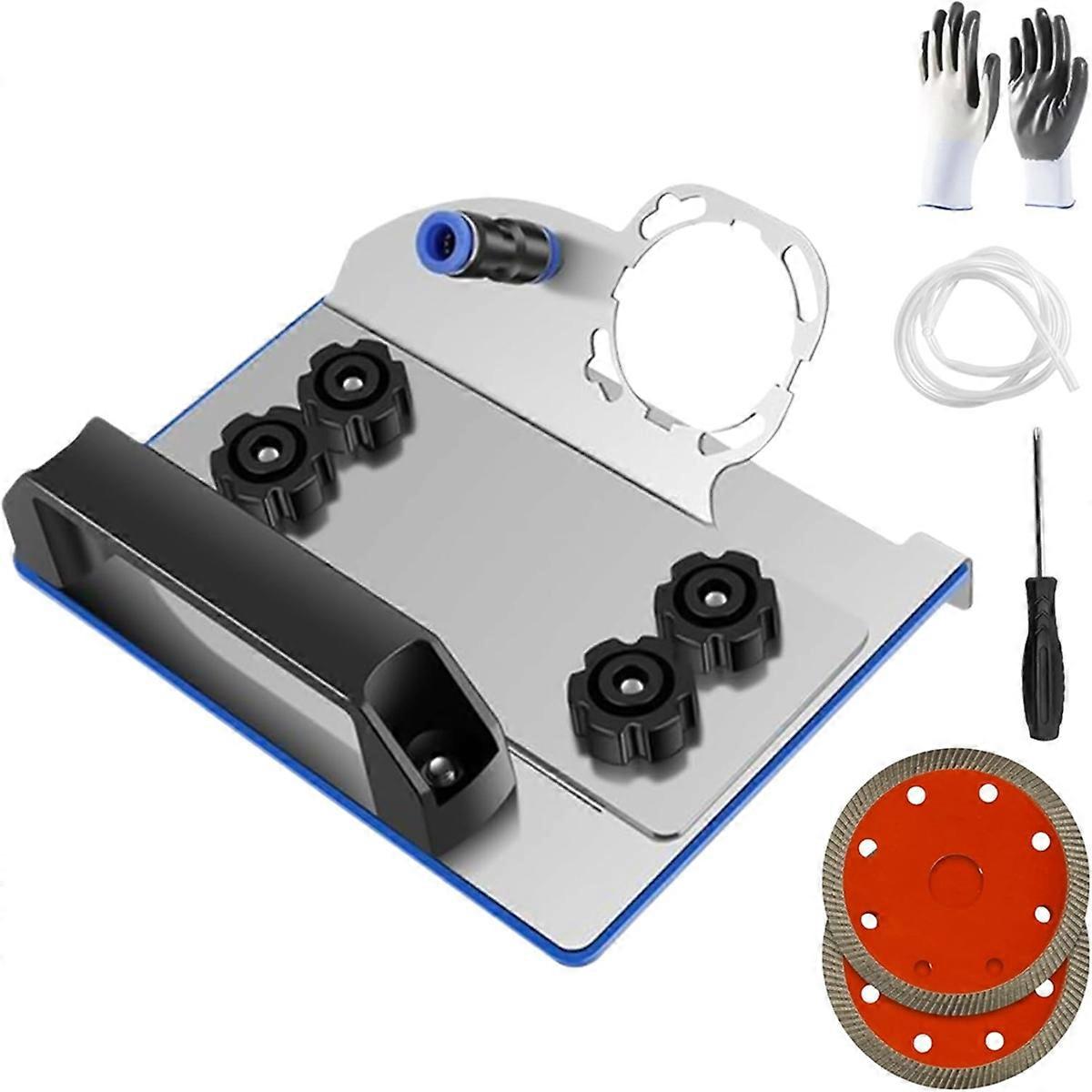 Angle Grinder Stand for 45 Degree Tile Chamfering Tool