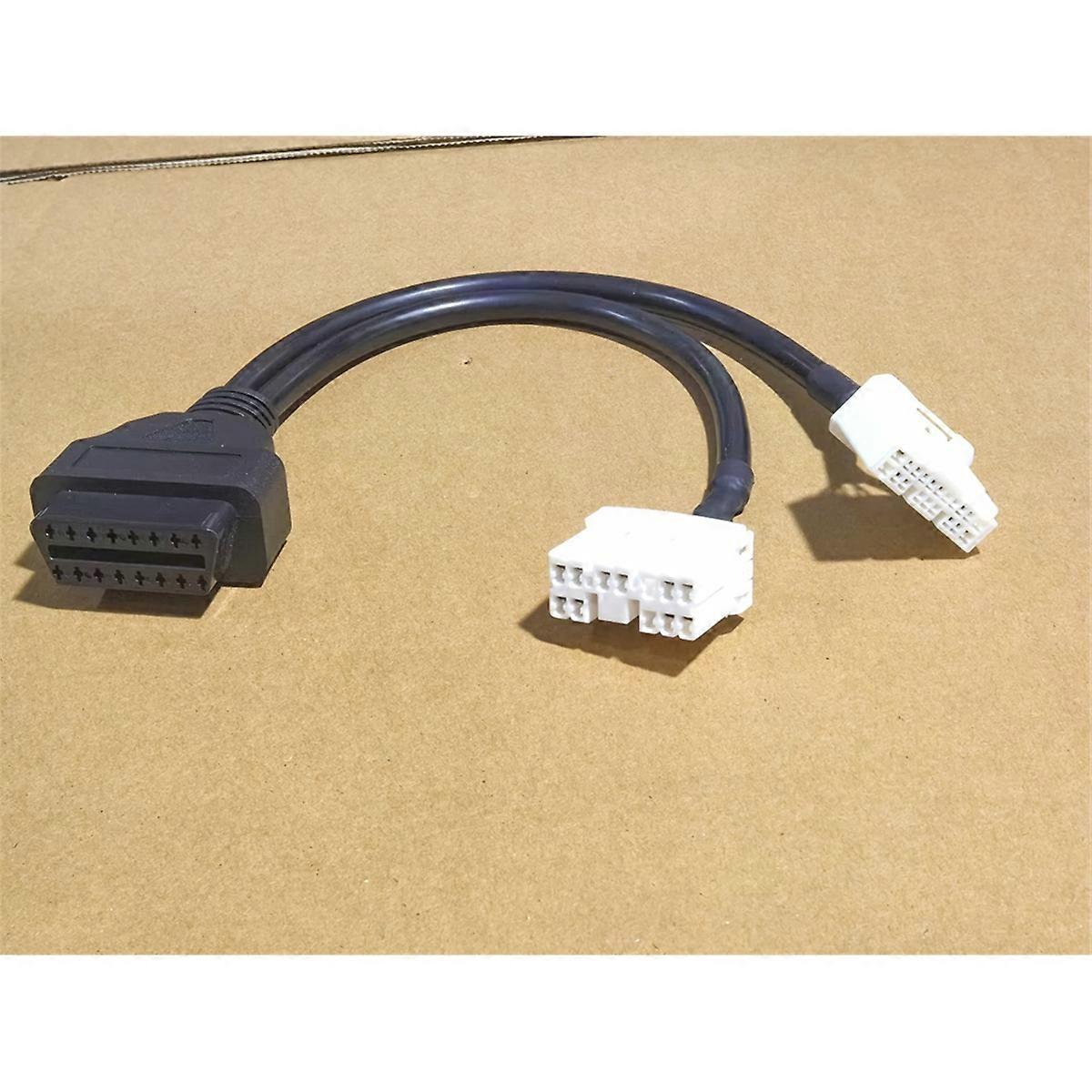 For Connector OBD2 16-Pin for 1 to 2 Connector Obd Dual-Head Conversion Line