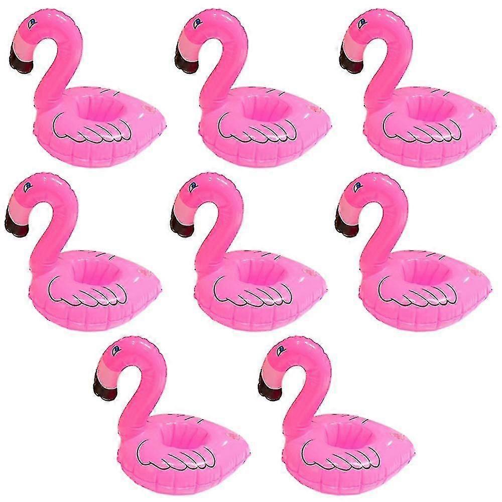 8pack Inflatable Floating Drinking Holders, Drink Floats Inflatable Cup Coasters For Pool Party