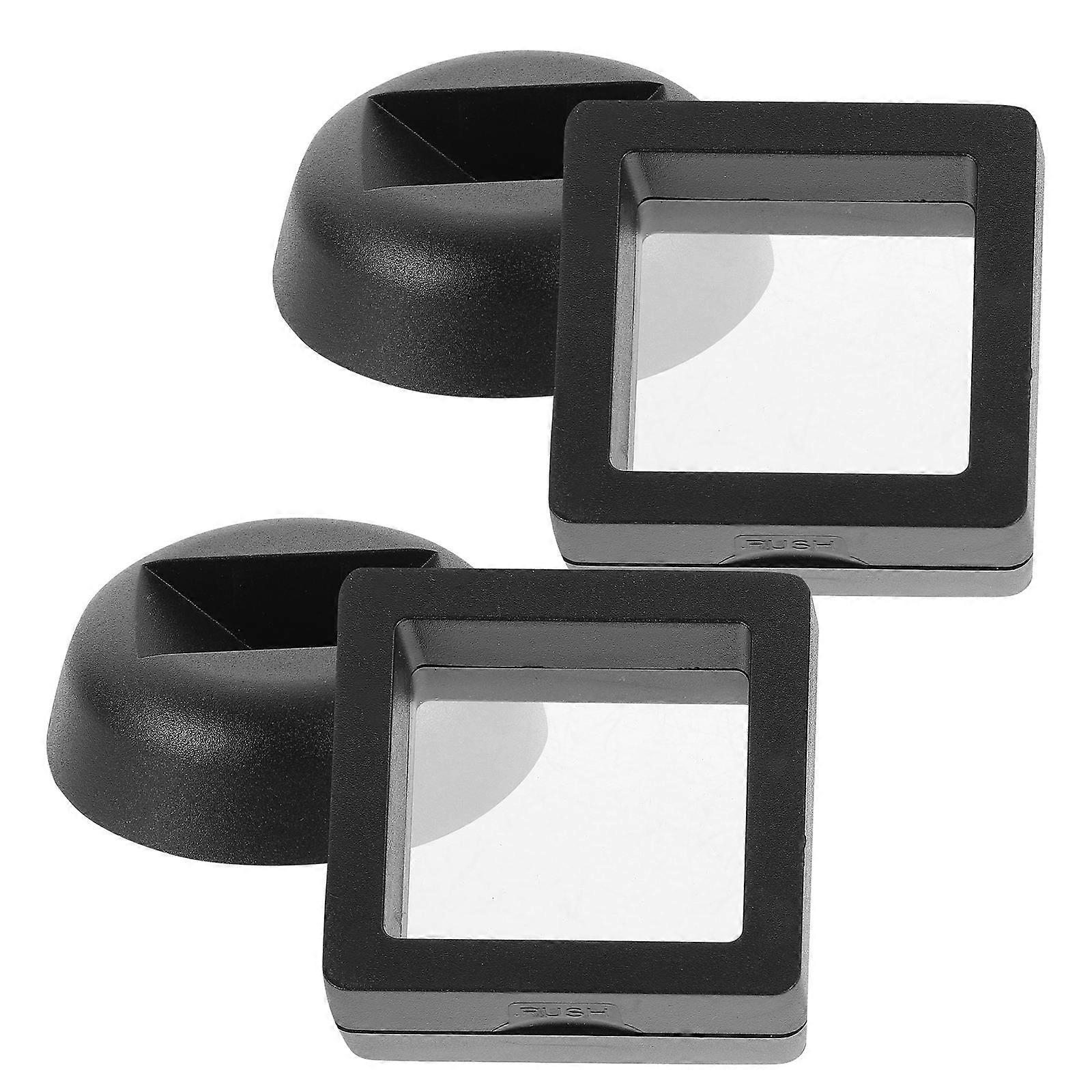 Suspension Frame Coin Display Holder for 4Pcs Black