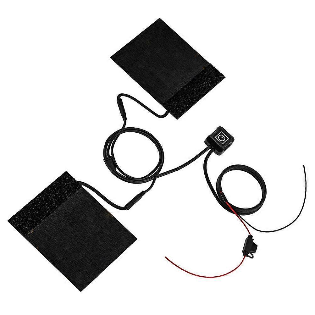 Heated Grip Covers for Motorbike with Three-Speed Control 4Pcs Set