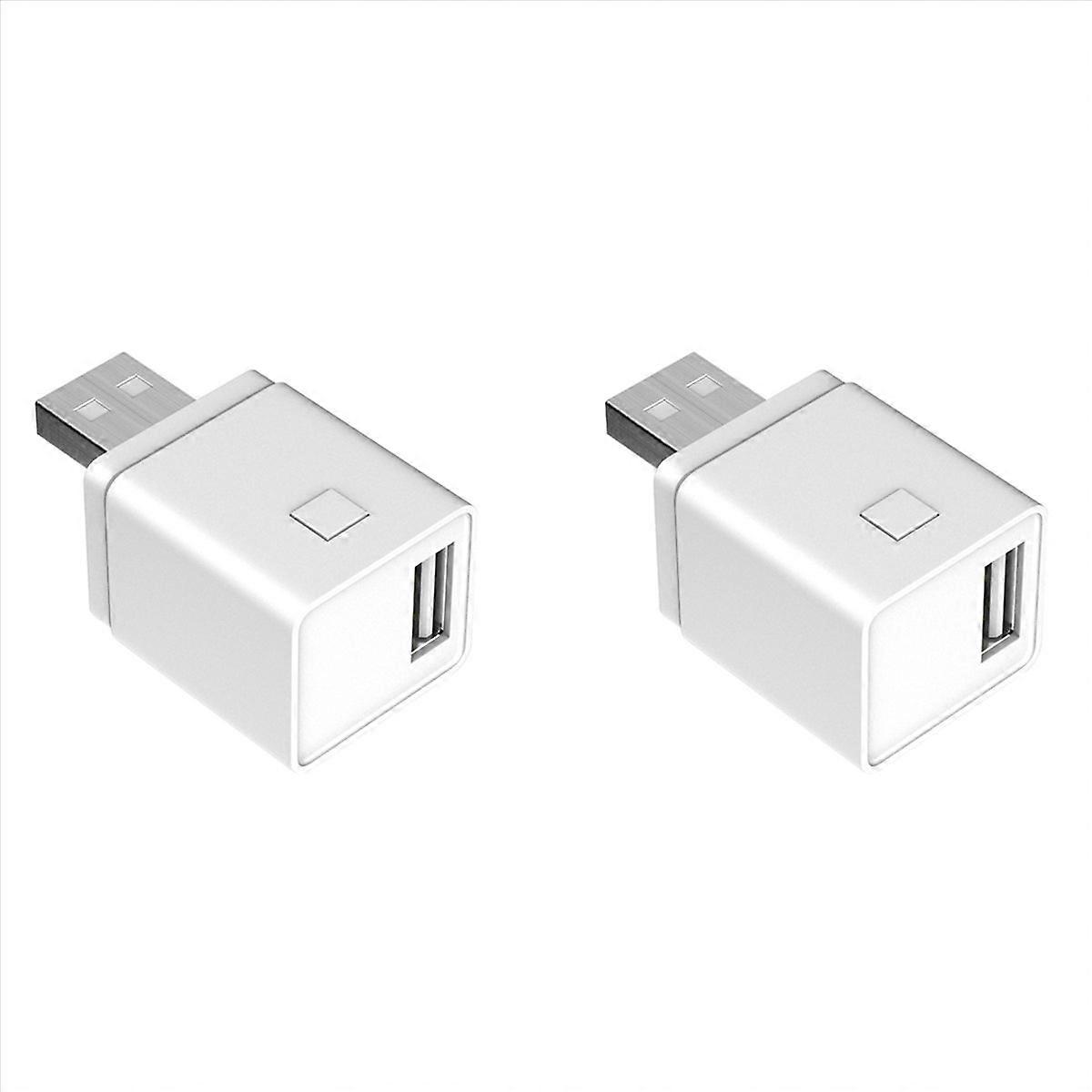 2X Tuya WiFi USB Adaptor Switch 1 Gang 5V Mini USB Power Adaptor Smart Life Control Via Yandex
