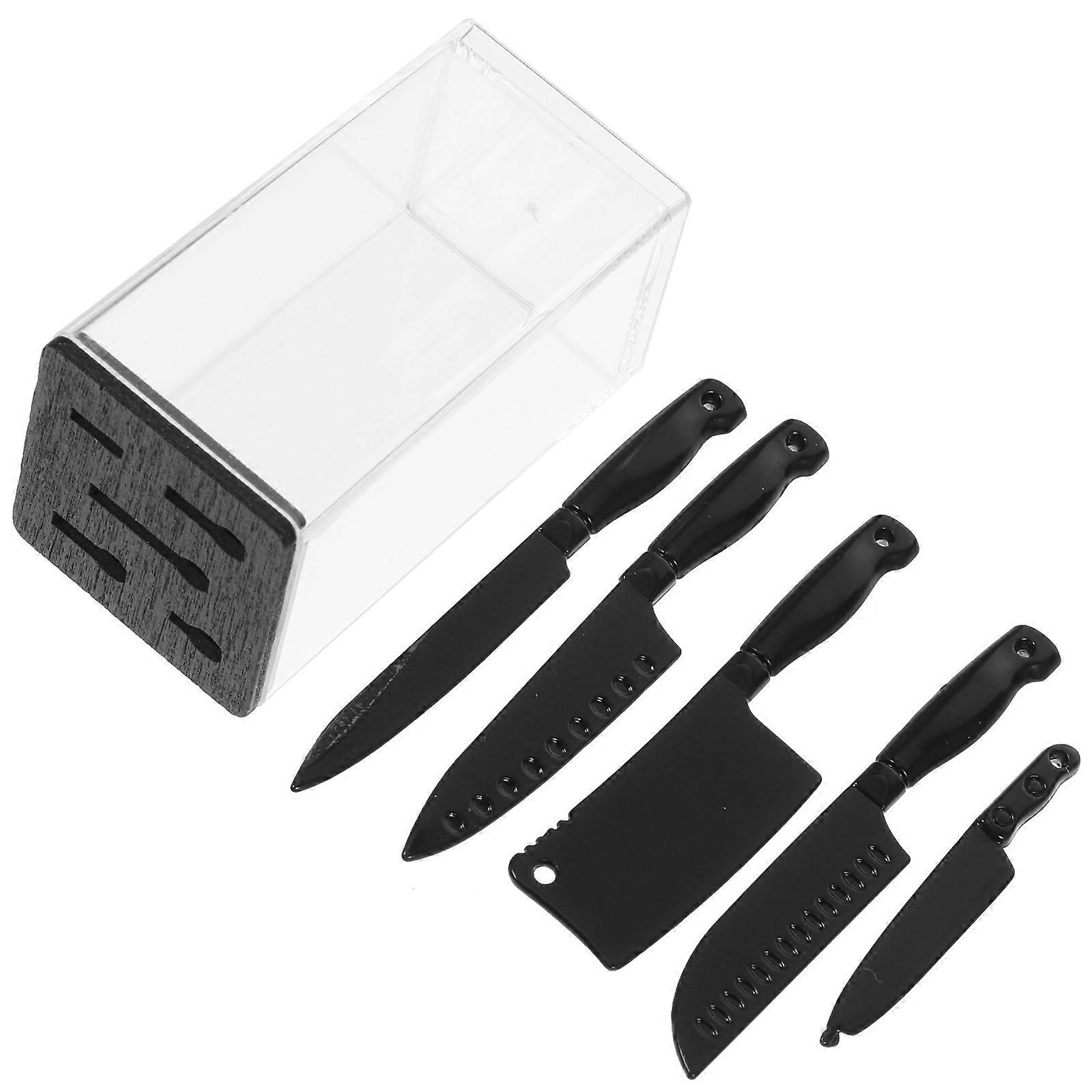 Miniature Kitchenware Cutter Model for Decor 3Sets Plastic Alloy