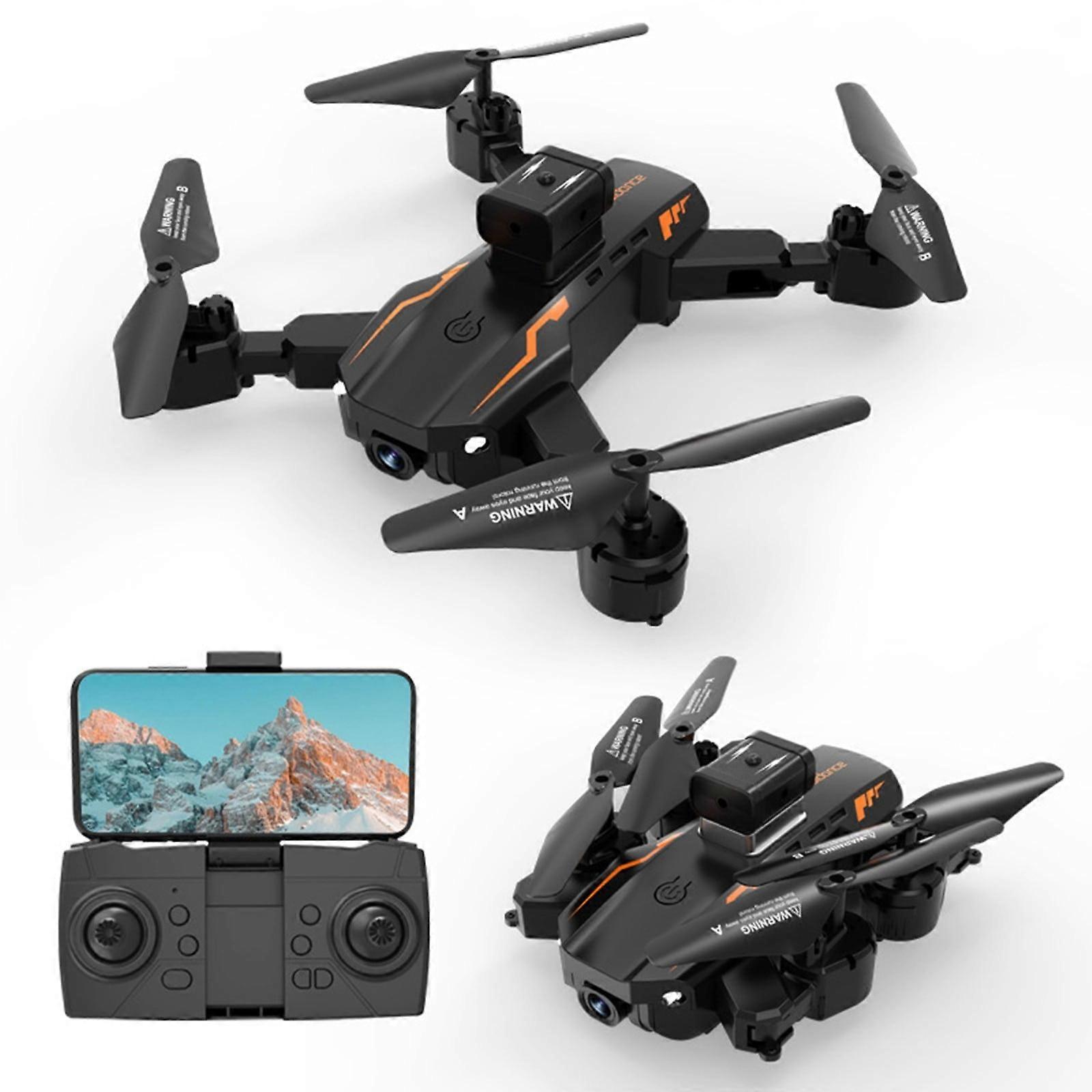 Jacenvly Kids Drone with HD Camera, 4-Way Obstacle Avoidance, Foldable RC Aircraft Toy – Compatible with Gift for Women, Birthday Present