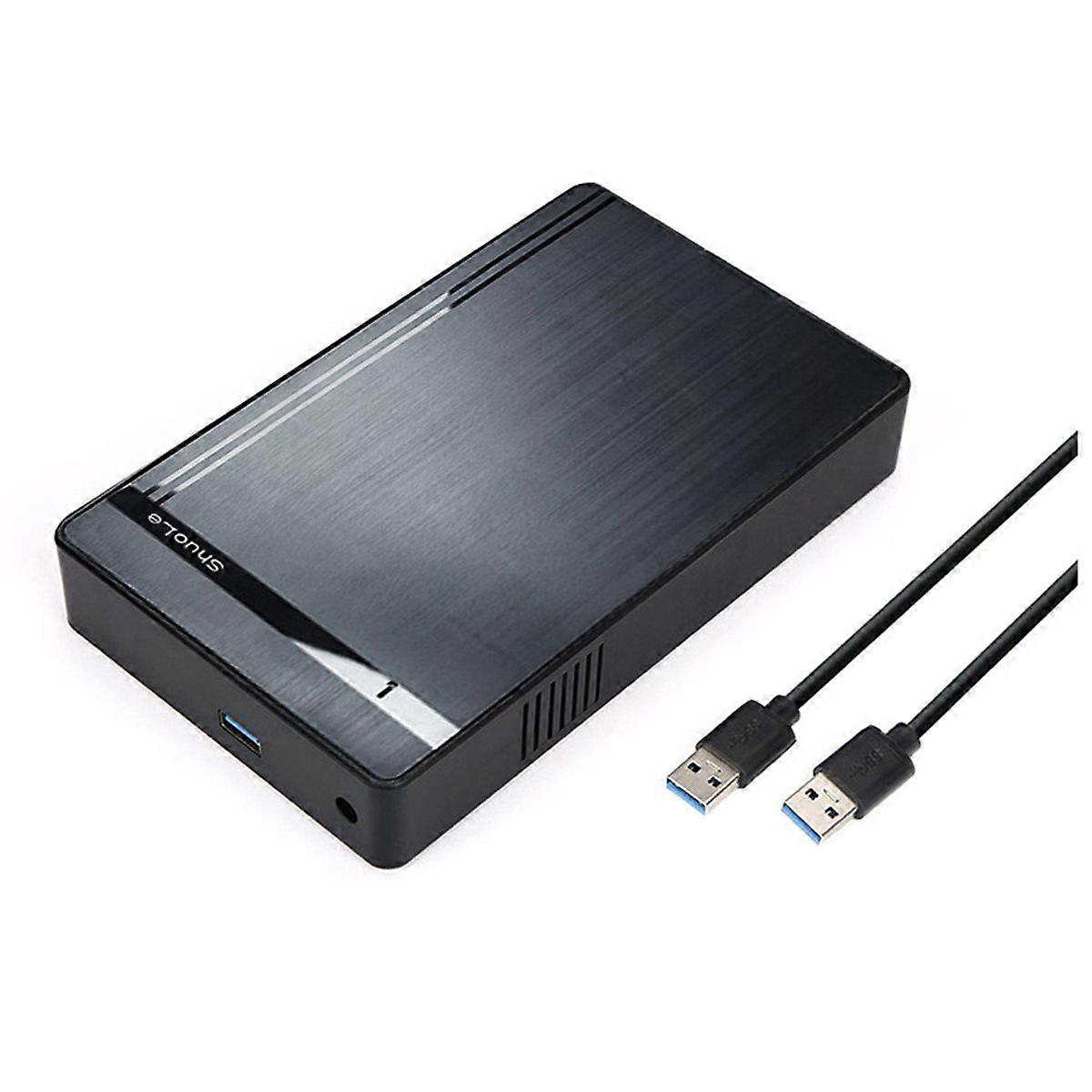 3.5 Inch HDD Case USB 3.0 to External Hard Drive Enclosure High Speed Adapter for 2.5/3.5in SSD Disk HDD EU PLUG
