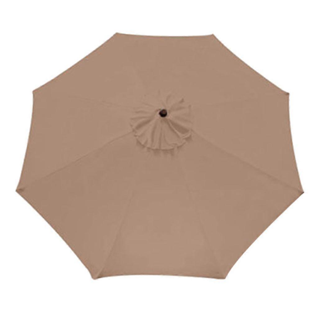 3Meter Replacement Cloth Round Garden Umbrella Cover,Khaki