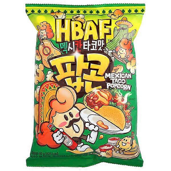 HBAF, meksikolainen taco-popcorn, 80 g