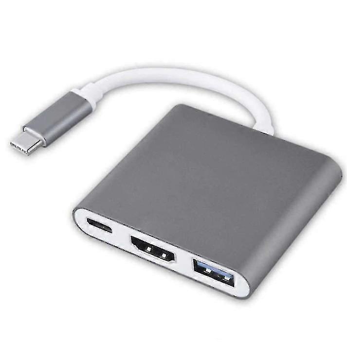 3 in 1 Adapter USB Type C Hub USB-C Dock