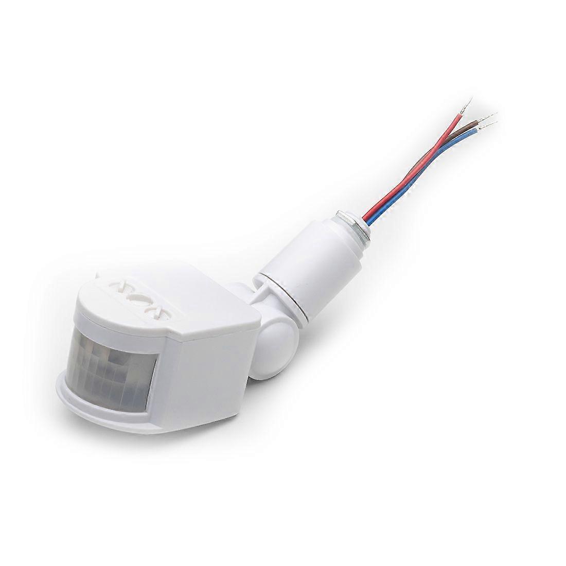Light Motion Sensor Switch PIR Infrared Detector, DC 12V White