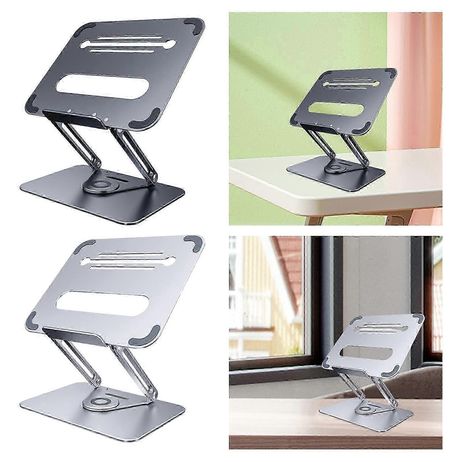 Adjustable Laptop Stand for Desk, Aluminum Laptop Riser--