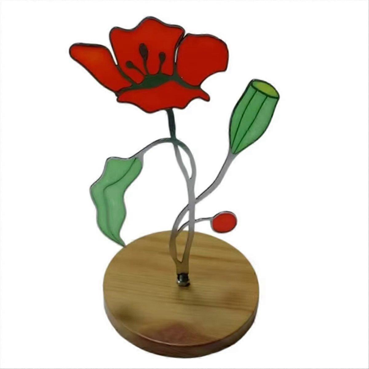 Colored Sun Catcher Living Desktop Decoration Gift Flower