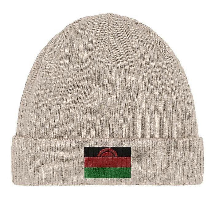 Malawi Flag Cap in Beige
