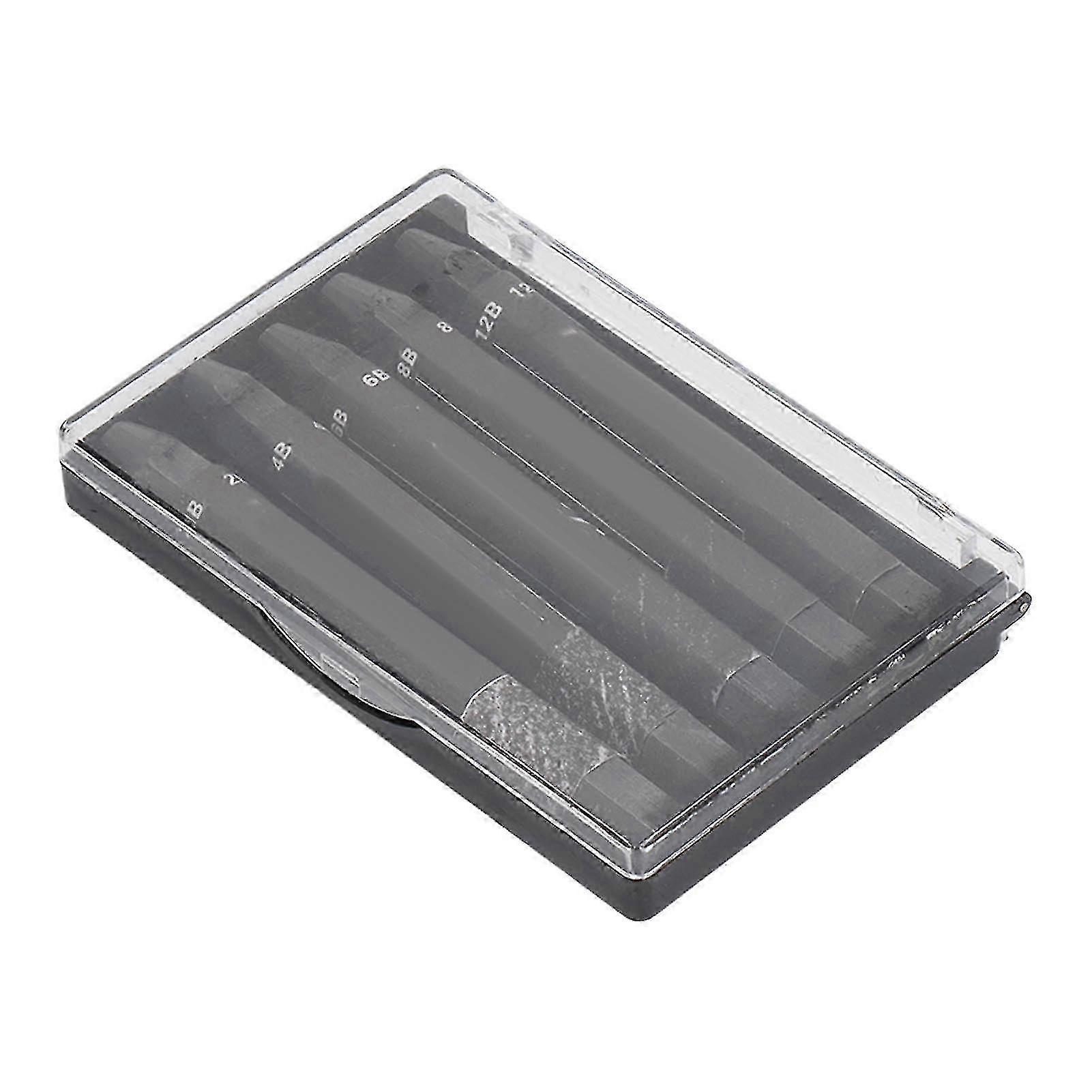 5 Pcs Graphite Sticks Water Soluble Safe Environmentally Friendly Hex Rod Graphite Stick Set for Sketching