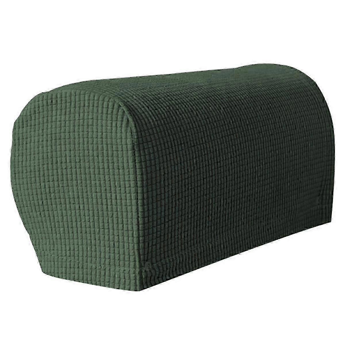 2pcs Soft Stretch Plush Armrest Covers, Stretch Armrest Covers For Chairs/sofas, Couch Arm Covers,armygreen