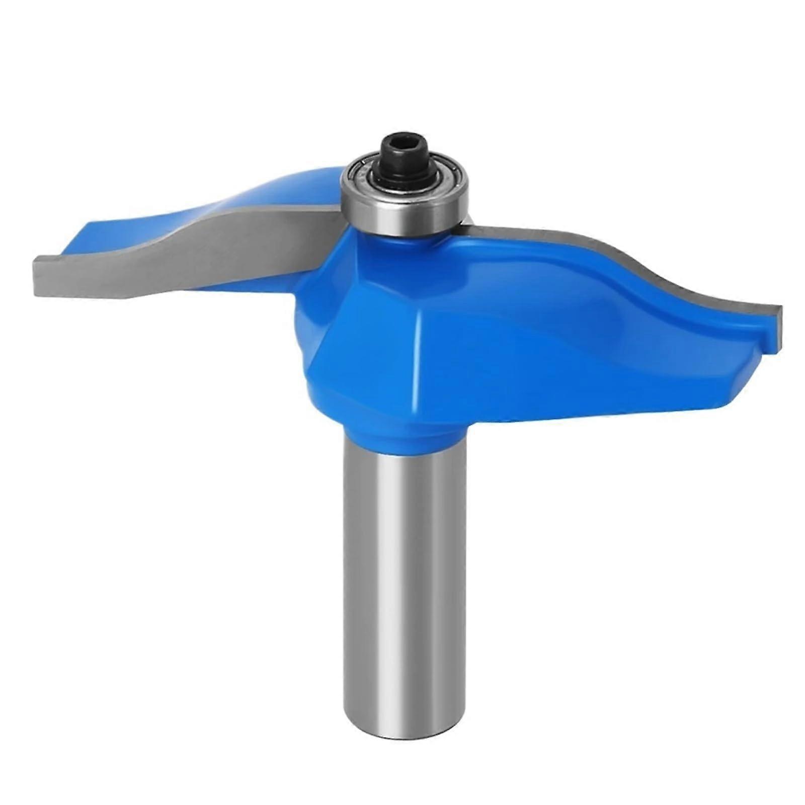 12mm 1/2 Shank Round Over Rail And Stile With Cove Panel Raiser 1Bit Router Bit Set Tenon Cutter 12.7mm Shank