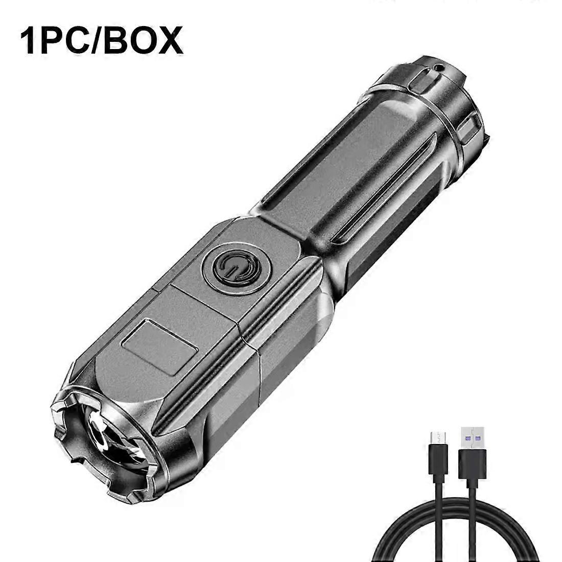 Flash Light Portable Rechargeable Spotlights High Power Rechargeable Led Flashlight Camping Ultra Powerful Flashlight Lamp Work