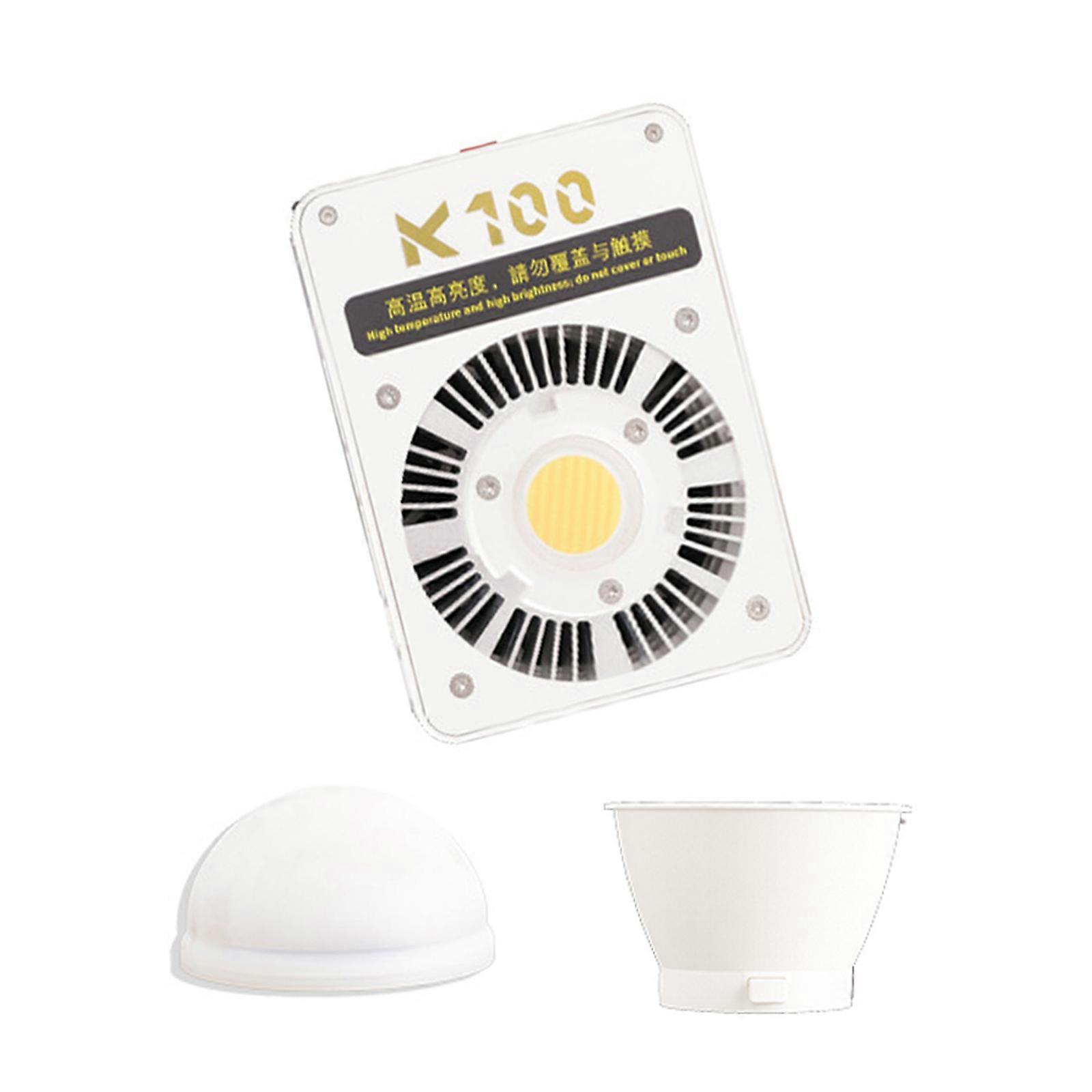 High Brightness 100W LED Photography Light Outdoor Studio Video Lighting Triple Color Temperature Adjustment 40000LX Multicolor