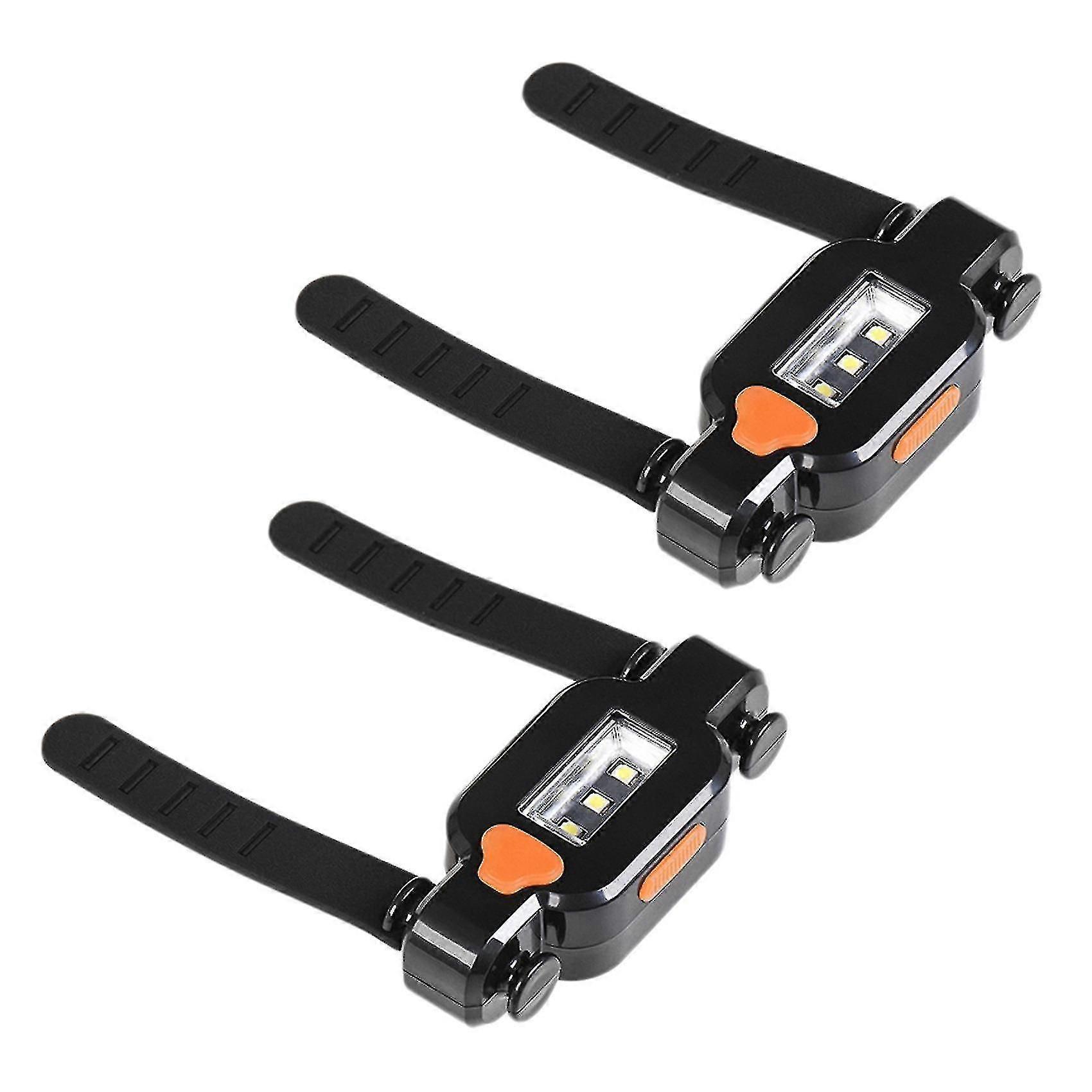 2x Newest Electronic Led Fishing Rod Sensor Light Gravity Induction Lamp Fish Bite Sound Alarm For