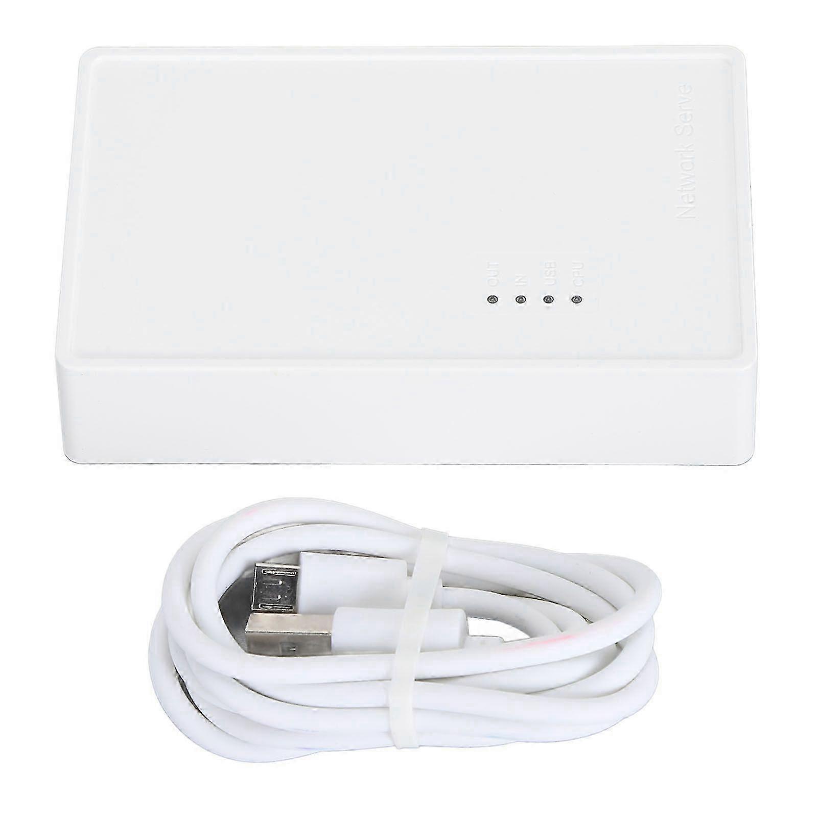 USB Wireless Print Server Wired Wireless Standalone Modes 480Mbps USB2.0 Print Server with 10/100Mbps LAN Bridge for Windows/ for OS X Printers