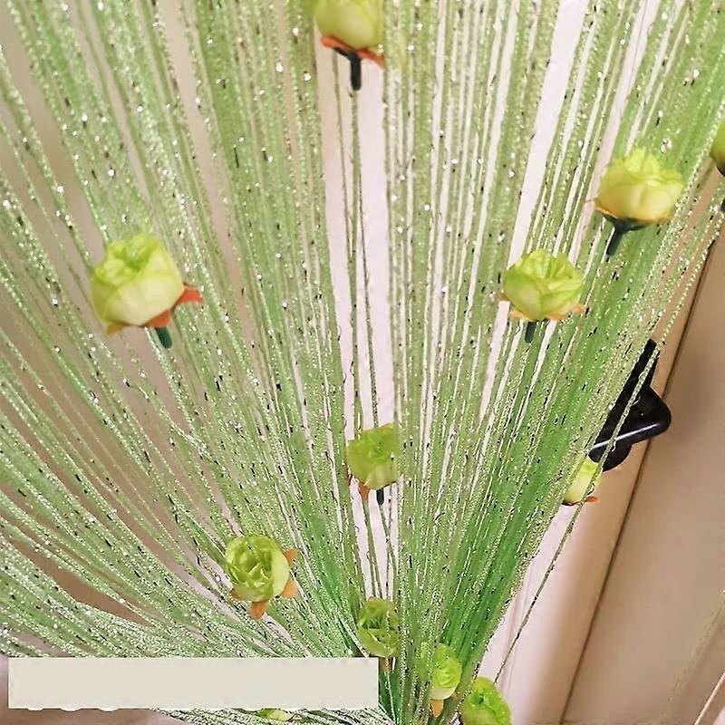 Beaded Door Curtain FlowerShape Beads For Screen Door, Window String Curtain Color C DIY Decor