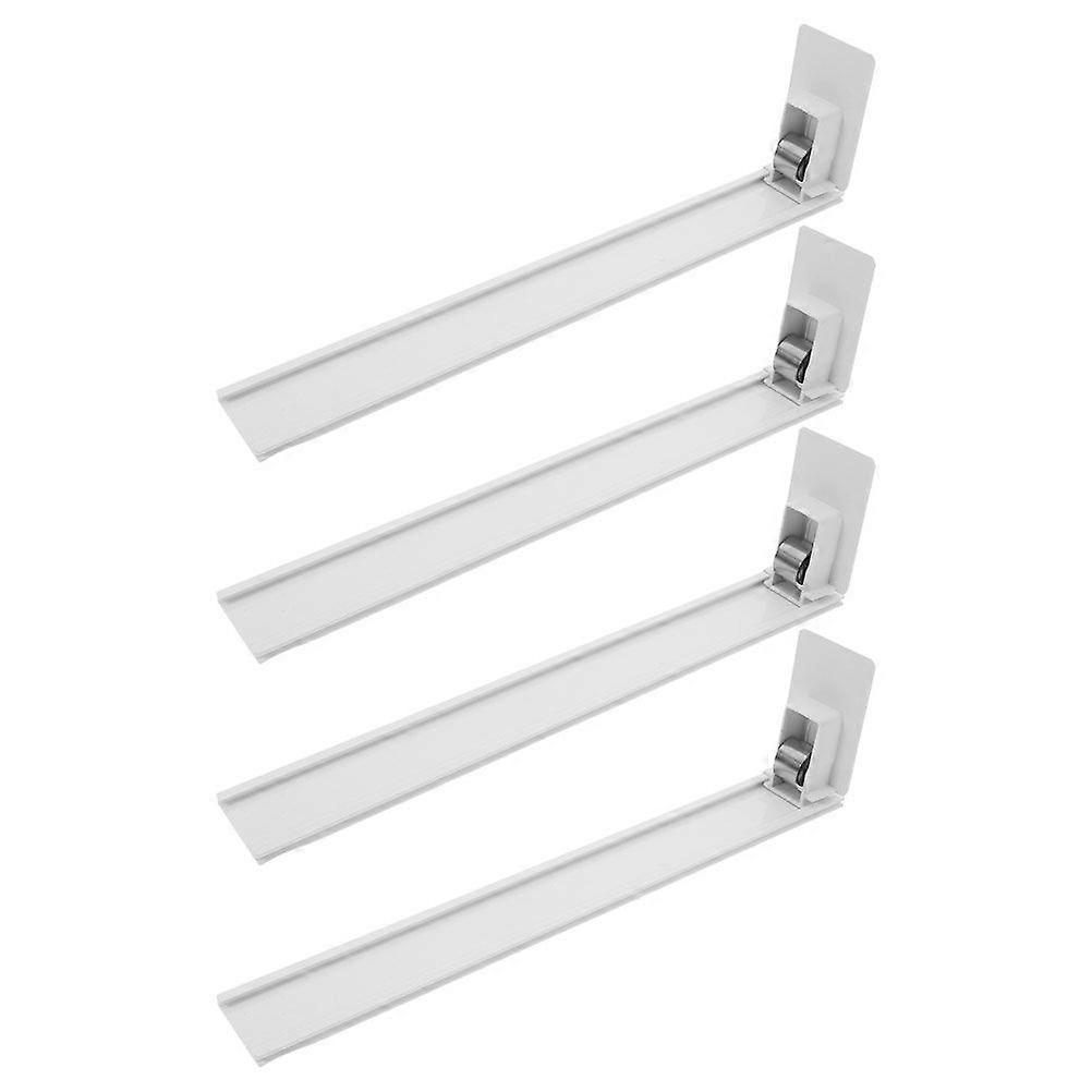 4pcs Automatic Pusher for Goods Shelf Easy Installation Auto-Push Device for Supermarket and Convenience Store Boosts Display Efficiency