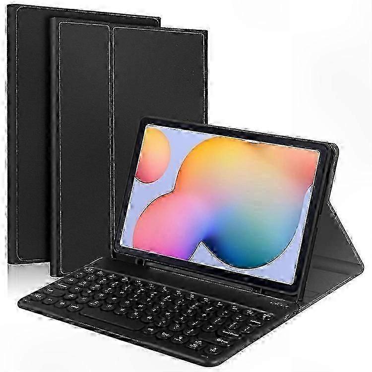 Galaxy Tab A7 10.4 (2020) Detachable Bluetooth Keyboard Leather Cover With S Pen Holder