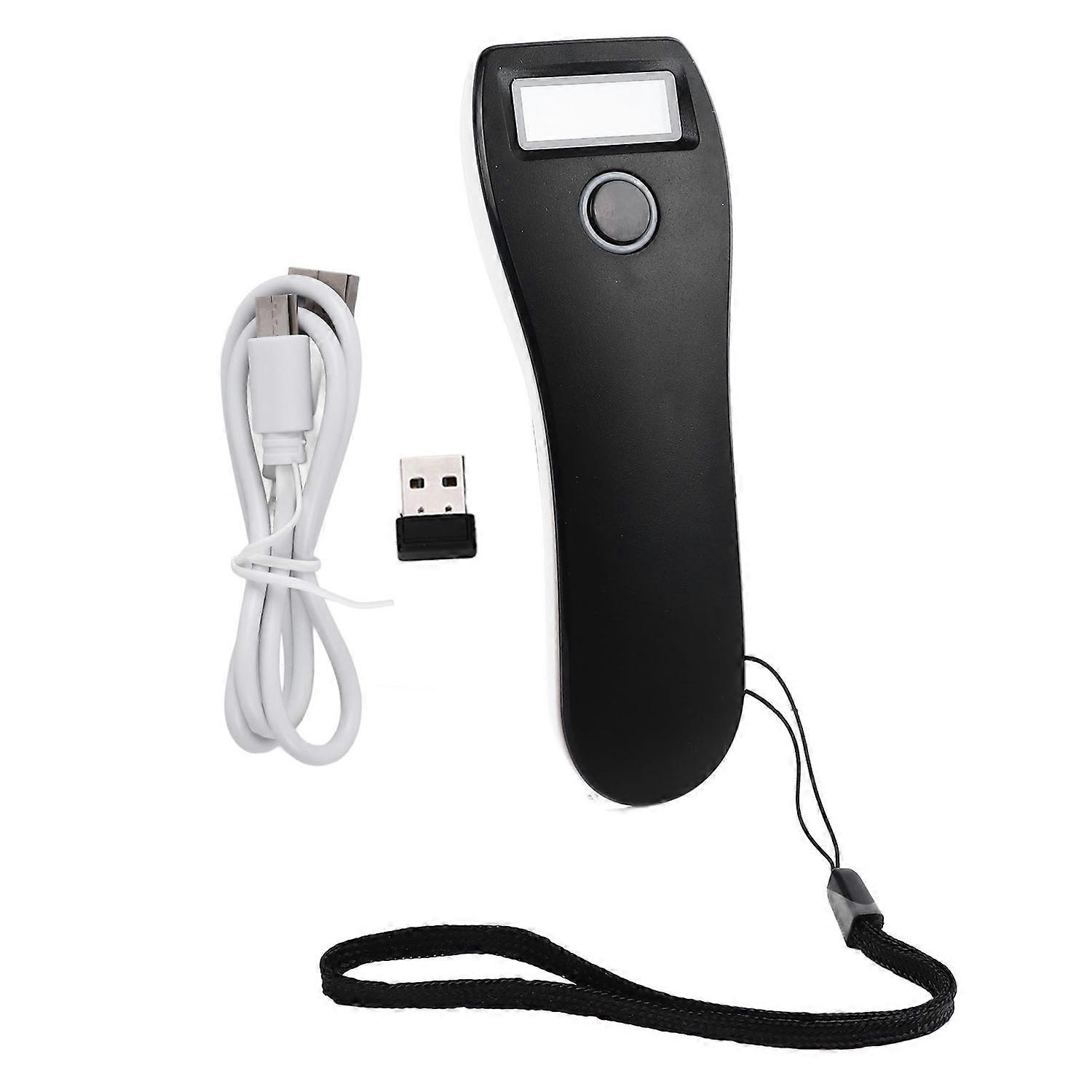 Cordless QR Code Scanner Portable Mini Barcode Reader Wireless Bluetooth Image Reader for Express Lo