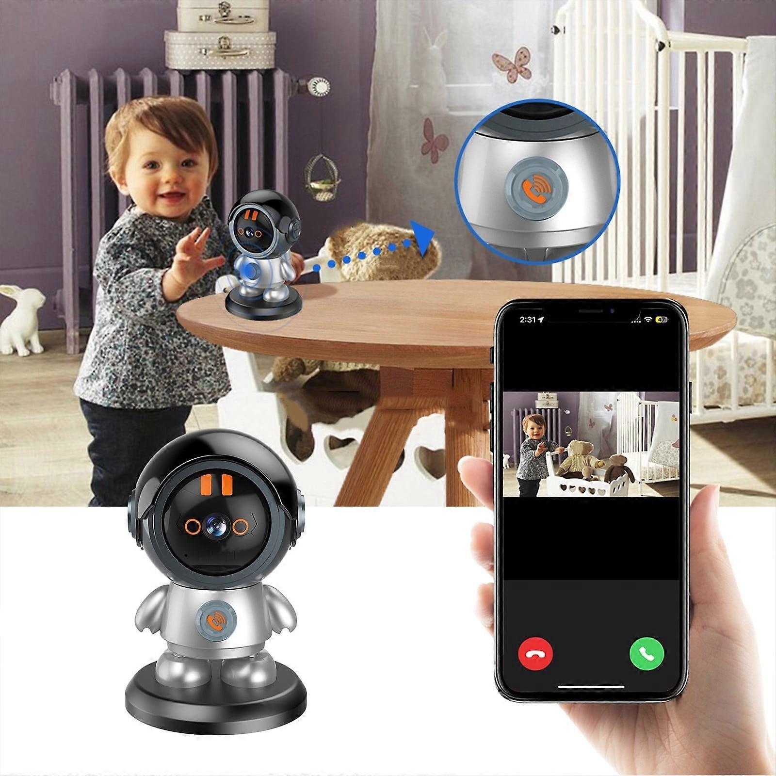 Clearance！Smart Appliances 3MP APP Call Robotman IP Camera Humanoid Detection Home Security CCTV Baby Monitor