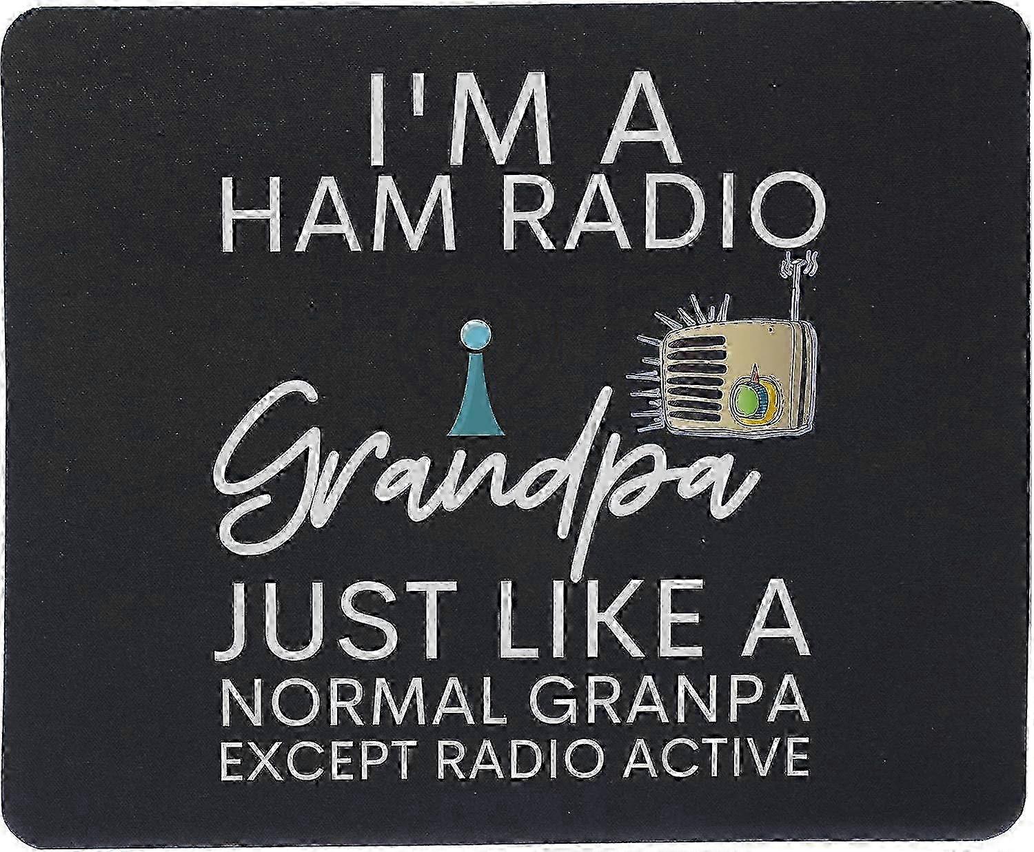 Ham Radio Operator Amateur Radio Funny Grandpa Men Mousepad - Mouse pad Office Mousemat Mouse mat, B