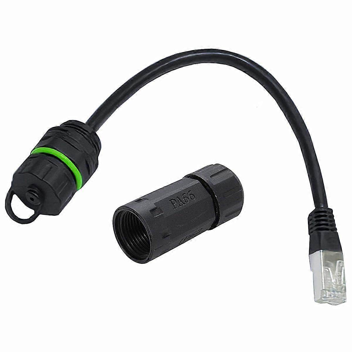 IP68 8P8C CAT6 RJ45 Network Port with Shielded Signal Plug Connector