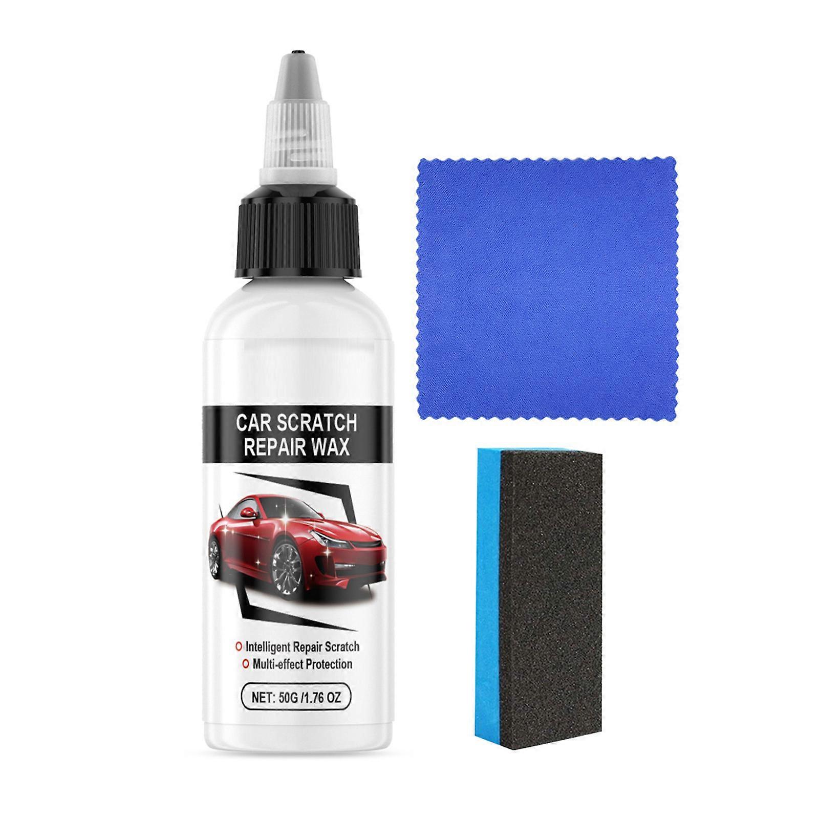 משחת מסיר שריטות לרכב, קרם לתיקון שריטות עמוק, מתאים לשיקום צבע רכב יעיל ובטוח, גימור מבריק, ססגוניות