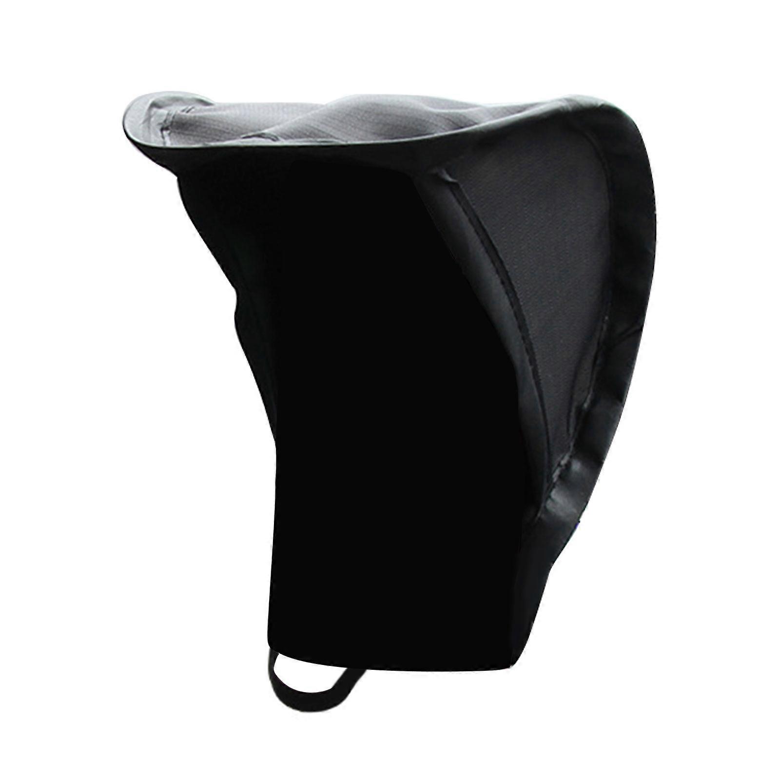 Quick Install Car Phone Shelter Defender Polyester Fabric Longwave light Blocking Technology Modifiable For Best Viewing Corner  Black