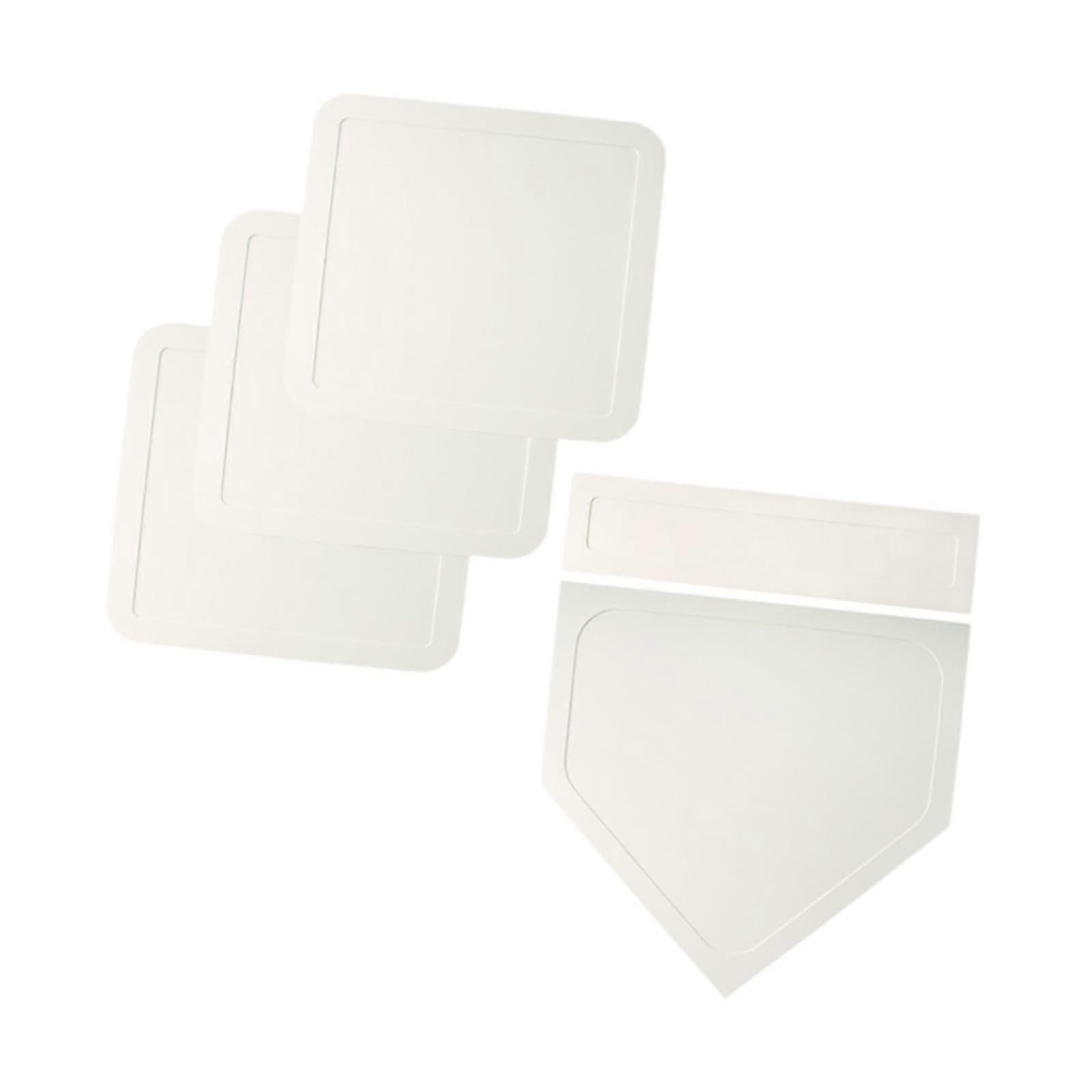 Throw Down Bases Kickball Softball Training Set With White Durable Portable Bases