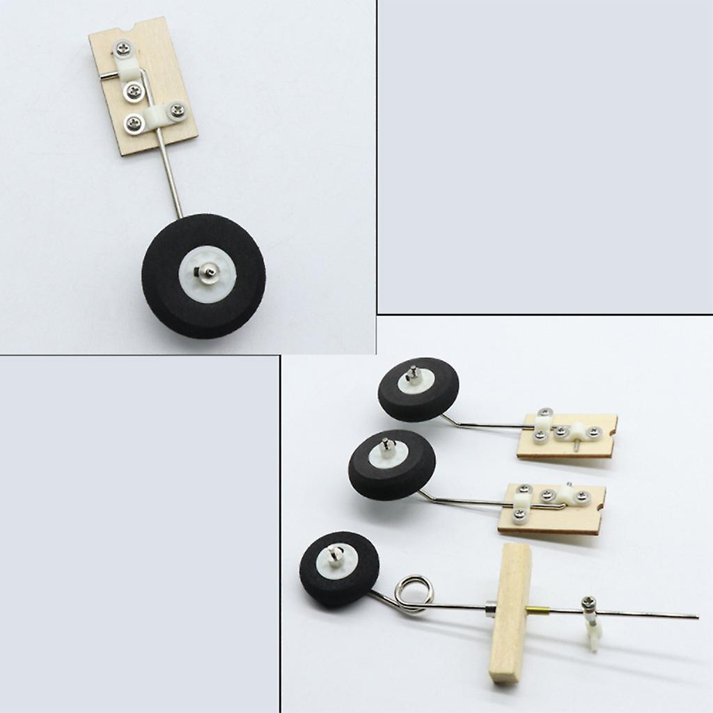Kit Train D’atterrissage Métal Pour Avion SU27 KT Board – Roues Avant 25 Mm, Arrière 30 Mm, Hauteur Réglable | Pièce RC Drone, Facile à Monter