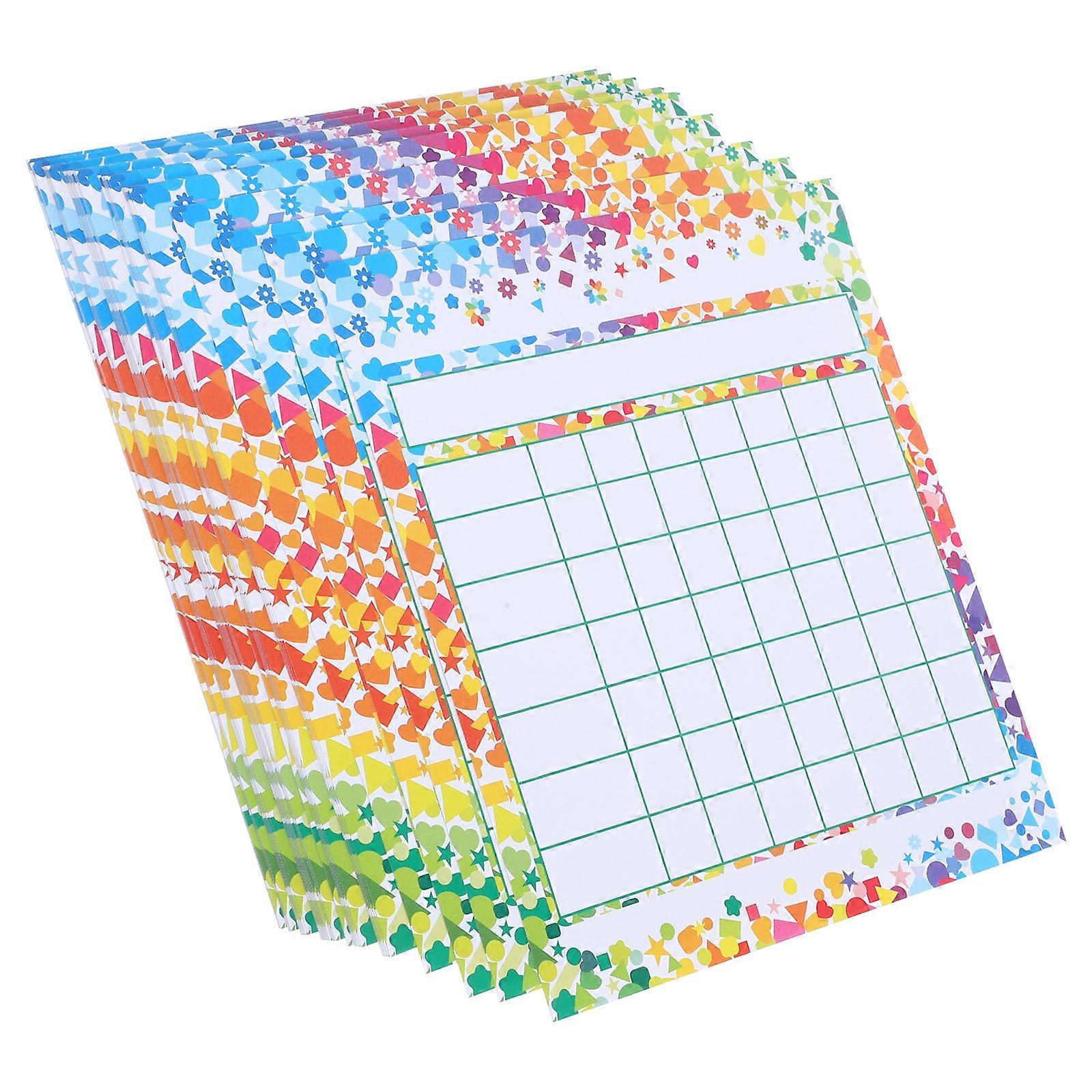 Behavior Chart for Kids Incentive Card for Classroom 50 Sheets