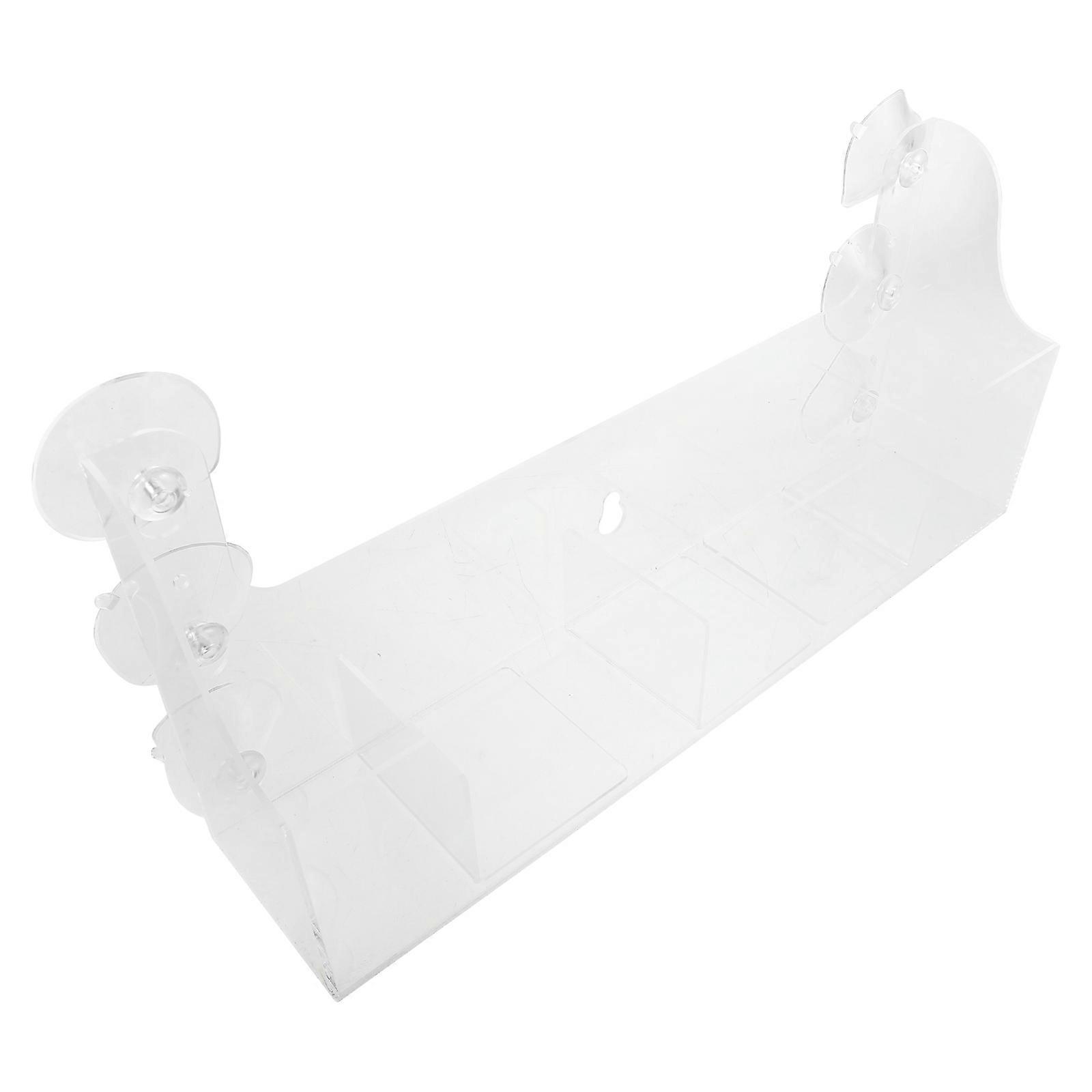 Adjustable Clear Refrigerator Storage Rack Acrylic Drink Organizer for Fridge with Suction Cup Dividers and Removable Partitions 1Set