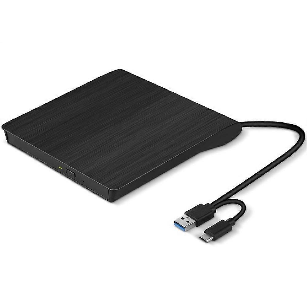 USB3.0 Type-C External CD DVD RW Drive Burner Portable External DVD Drive External Optical Drives for PC and Mac