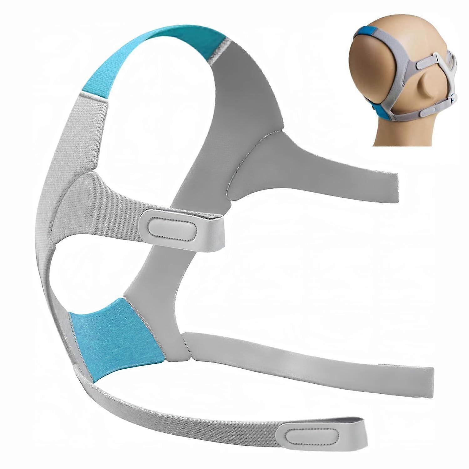 CPAP Headgear Compatible with AirFit N20 AirTouch Mask, Soft Adjustable Replacement Strap for Full Face Unisex Use