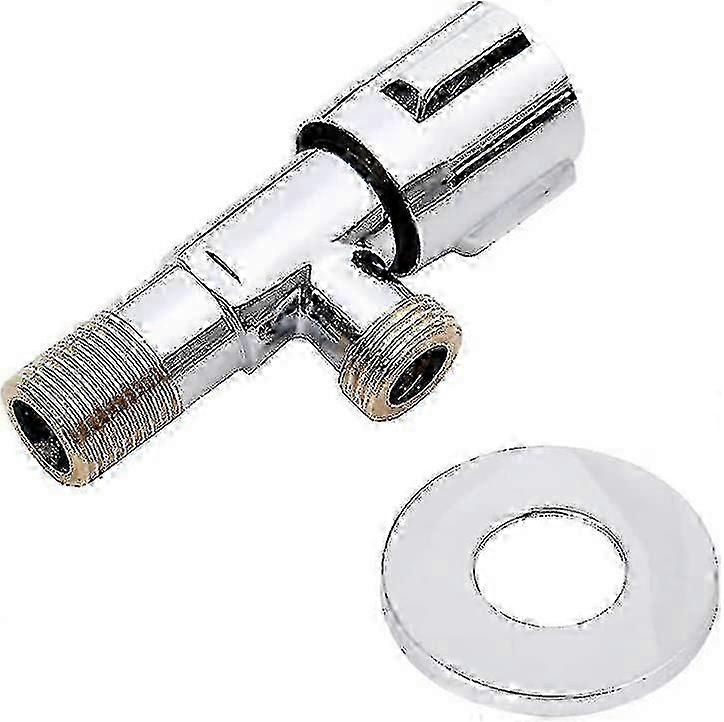 w Angle Valve, Angle Valve Surface Is Chrome Plated And Inside Is Brass And Mouth Diameter Is 20mm And Length Is 90mm, Used For Water Co